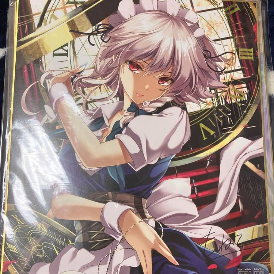 東方Project 例大祭 十六夜咲夜 直筆サイン入り イラストフィルム 東方Project 例大祭 十六夜咲夜 直筆サイン入り イラストフィルム